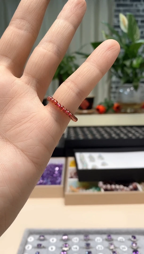 【闪购商品】石榴石戒指未镶嵌多样性 发其一  【10】