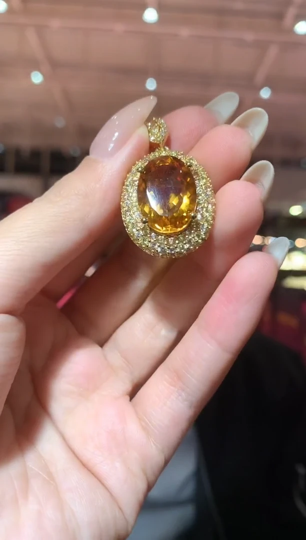 颈饰银S925镶嵌水晶【宝石世家严选】