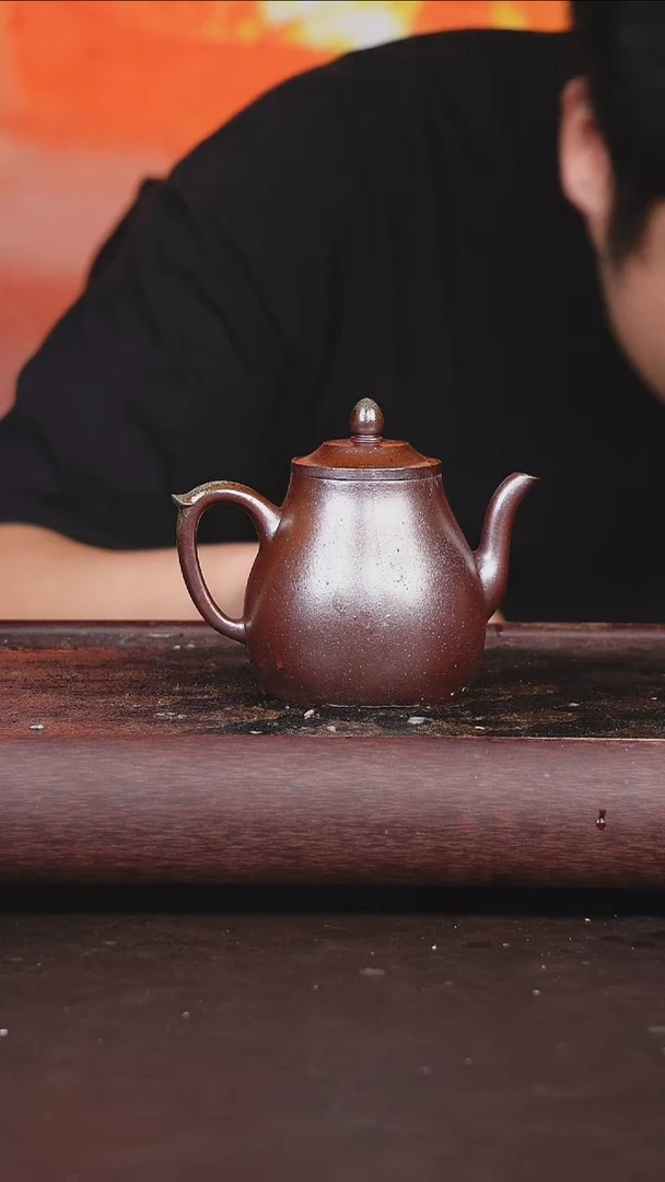 茶壶紫砂柴烧 壶