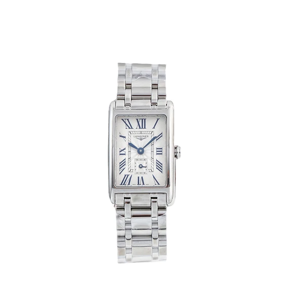 99新 Longines/浪琴 黛绰维纳系列方形罗马刻石英女表/单表