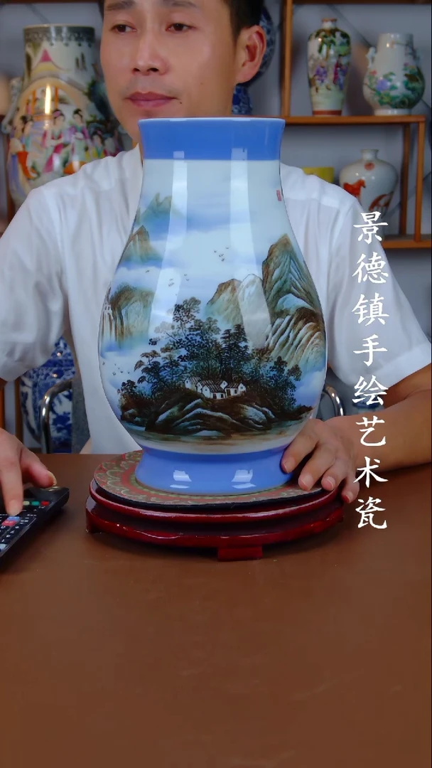 现代景德镇手工手绘陶瓷摆件18