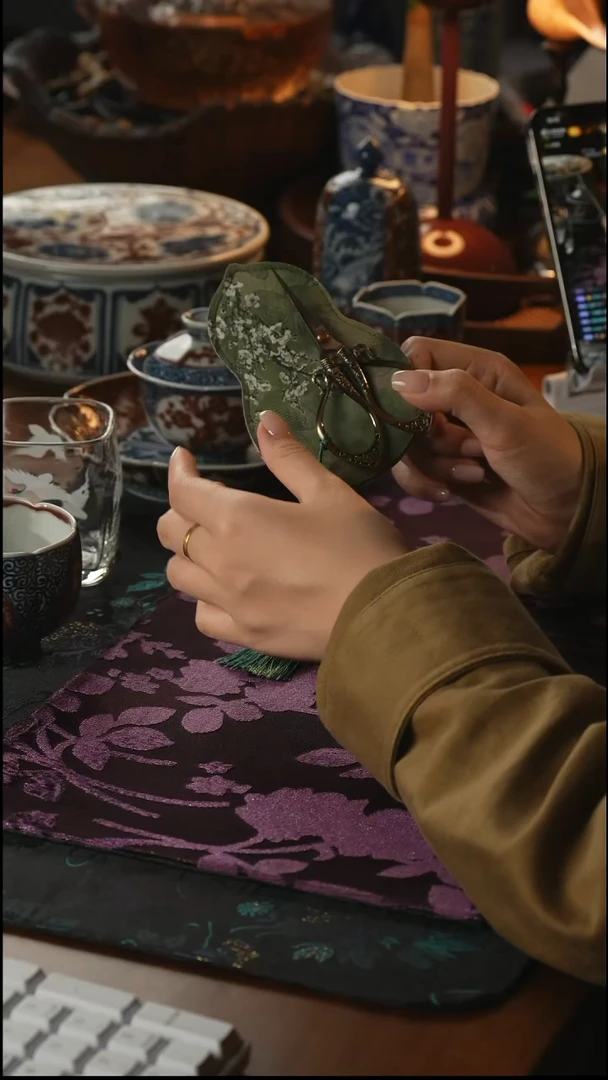 瓷片茶剪-