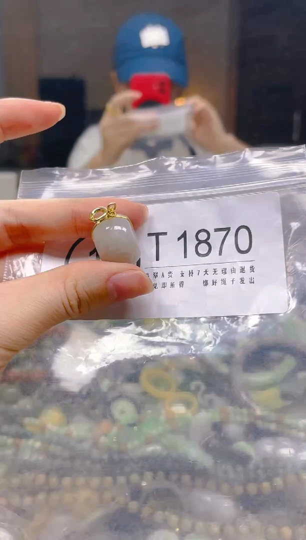 翡翠未镶嵌颈饰/T/翡翠A货一图一物