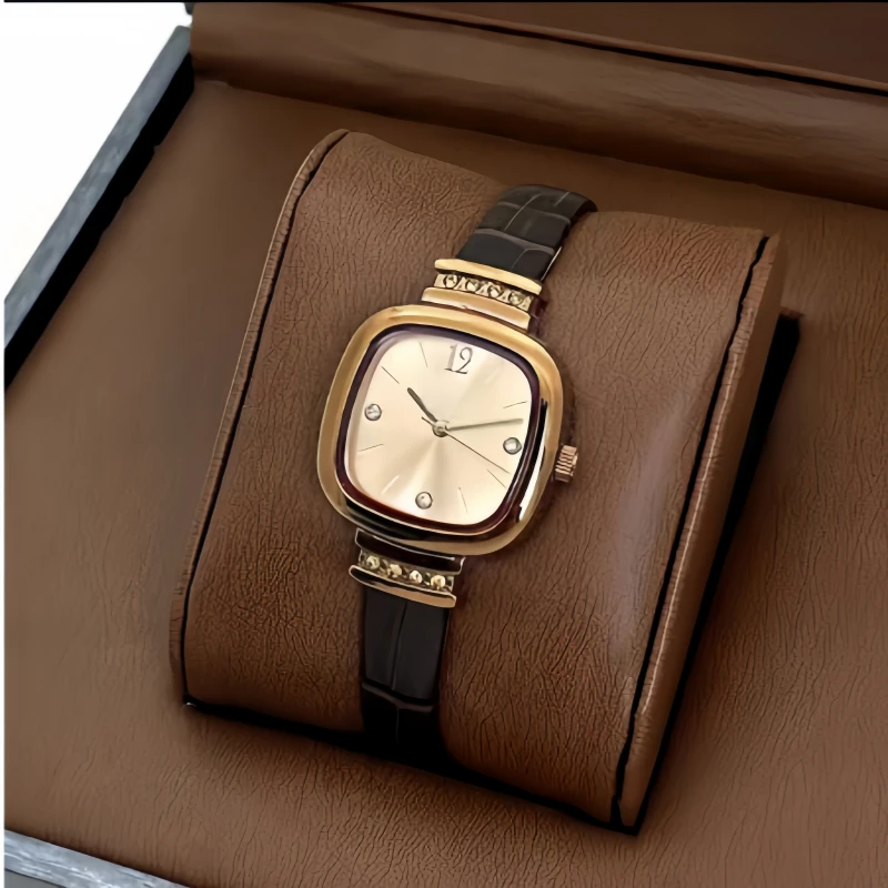 【毛家超专属福利】雅致时尚精致小方糖优雅气质腕表BDH