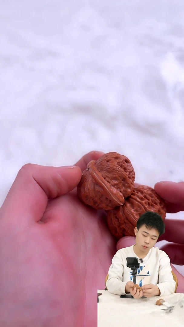 把件文玩核桃214（40）元宝文玩核桃