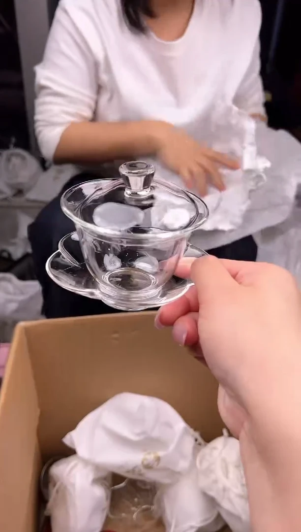 禾墨舒文盖碗透明色