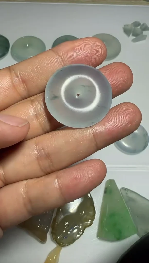 未镶嵌定制翡翠扣子