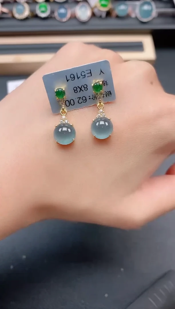 银S925镶嵌戒指翡翠111