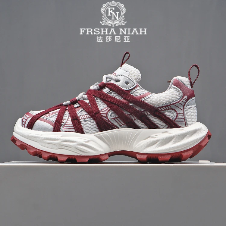 法莎尼亚厚底减震老爹鞋2025今年流行鞋子秋季增高明星同款运动鞋