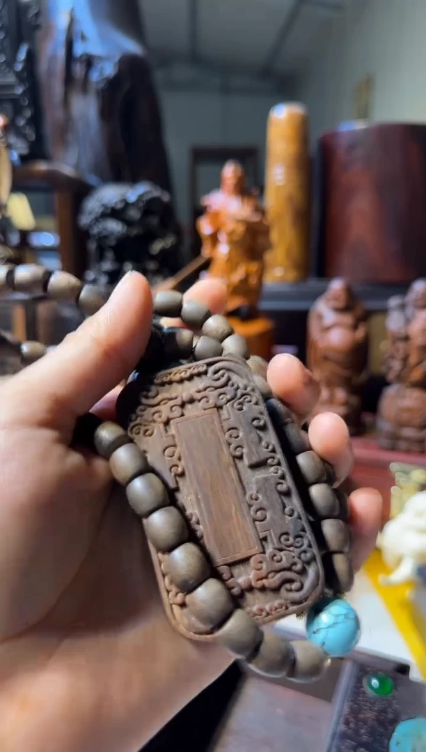 木cx越南芽庄白奇楠无字牌   带盒