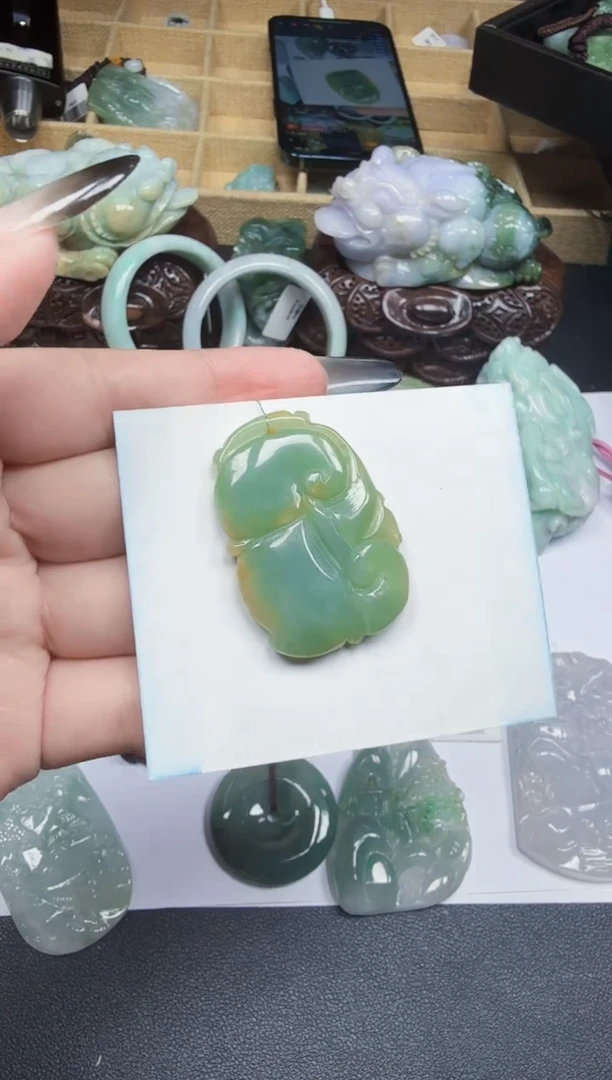 未镶嵌挂件翡翠天然缅甸A货翡翠