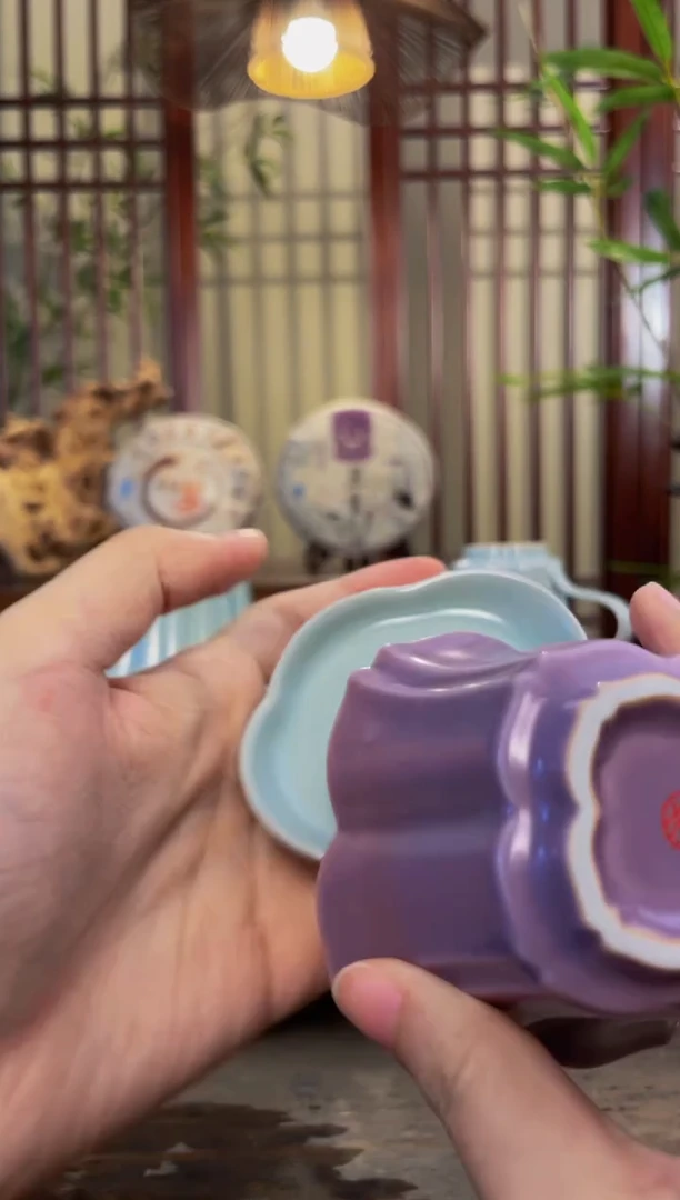 北溪堂-丁香紫元宝盖置