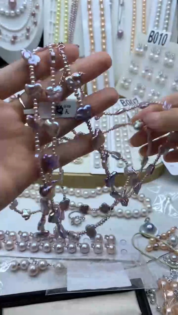 淡水珍珠未镶嵌颈饰多样性发其一