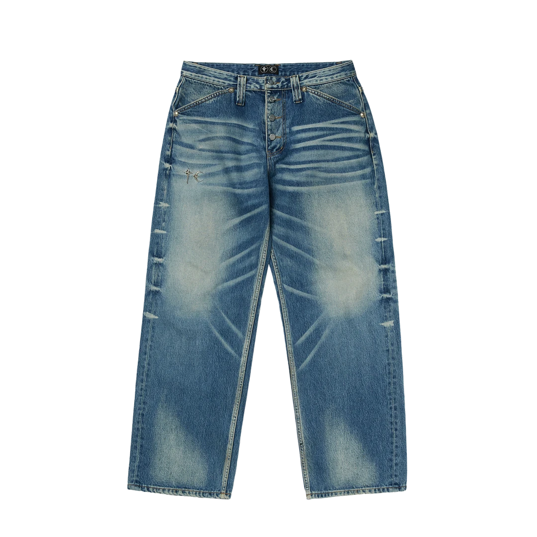 THUG CLUB SHOT GUN Pants 24FW蓝色