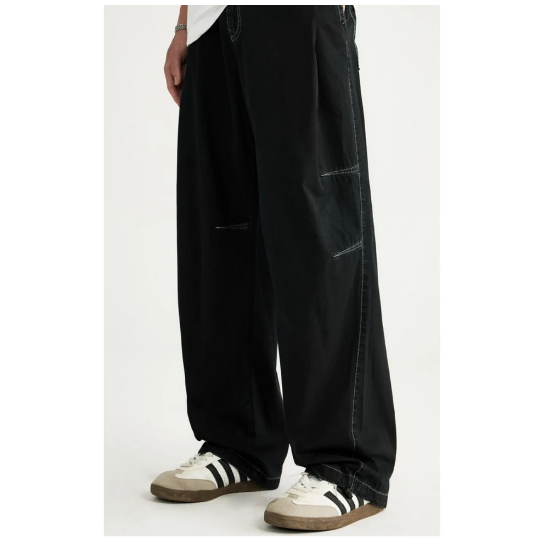 Lost 迷失藝術｜‹水洗竹节裤›裤腿有隐藏的抽绳