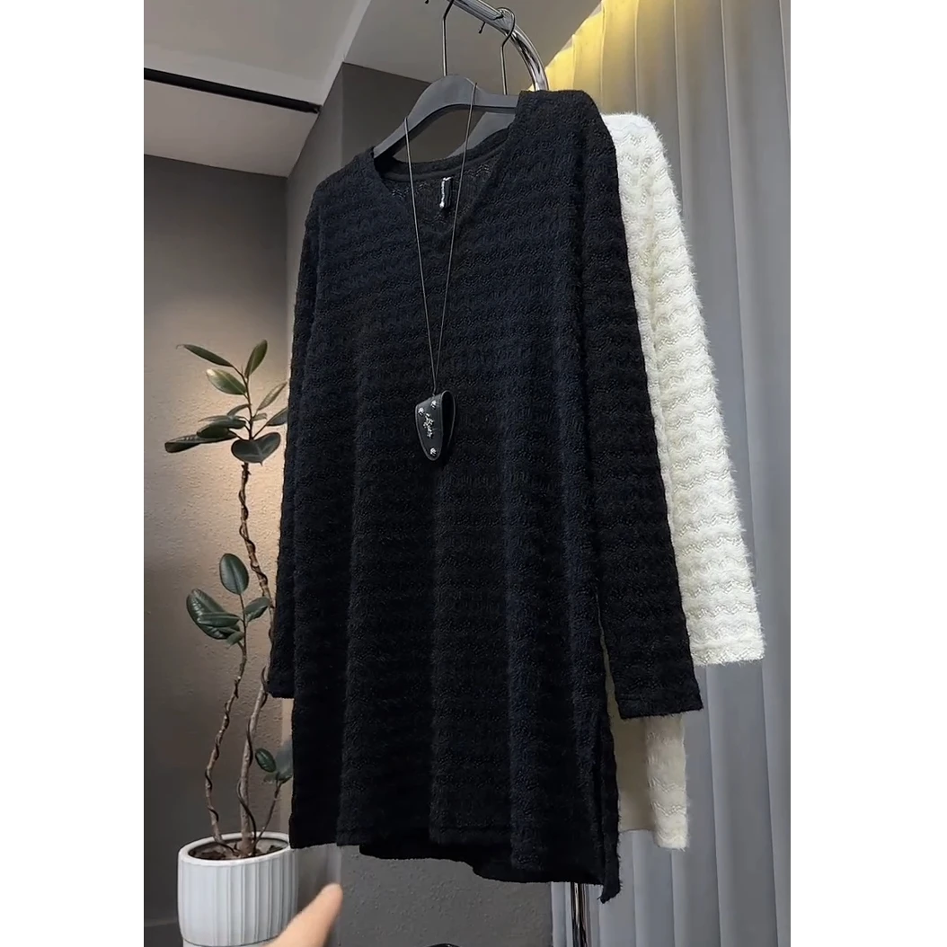 今年秋冬超火爆款穿搭女2025新款韩版气质减龄百搭长袖大衫连衣裙