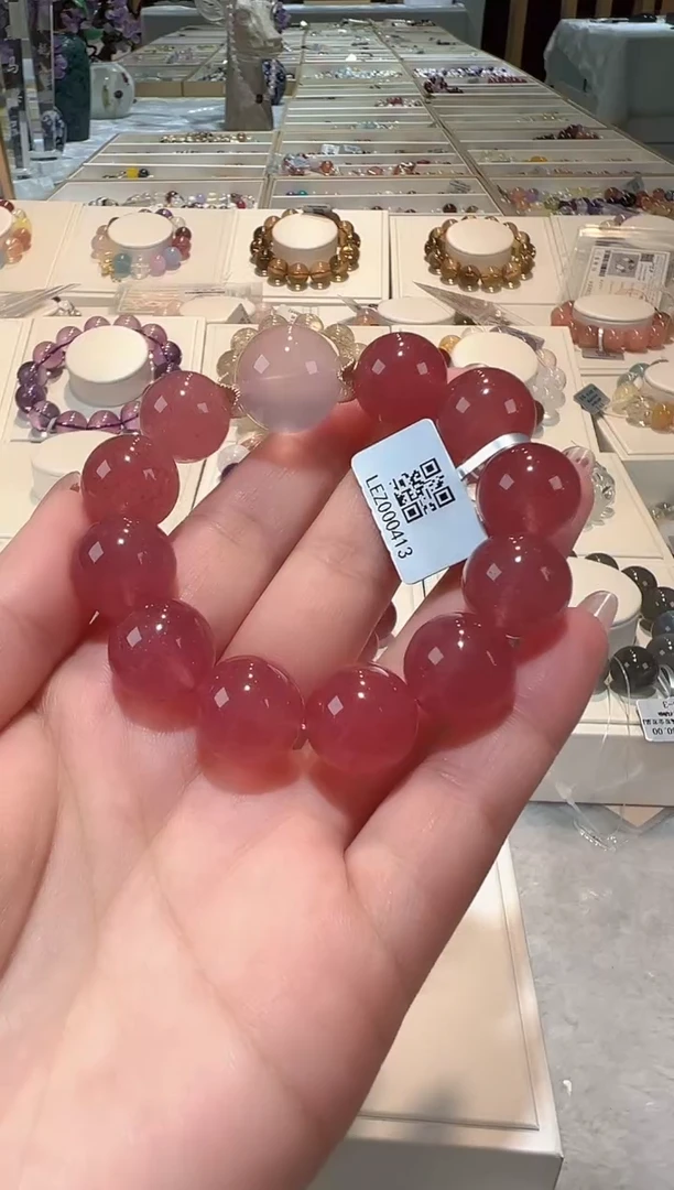 未镶嵌手串石英质玉手串