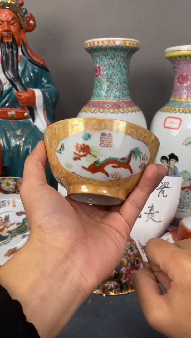 摆件567老厂瓷微瑕慎拍（已开价）