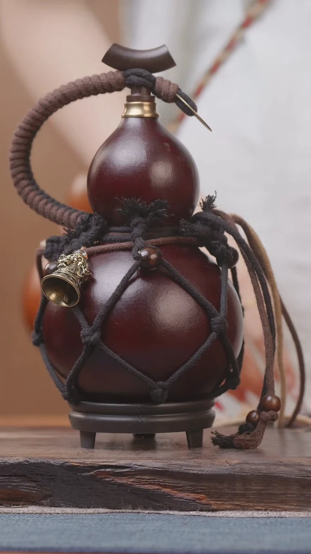1611号精品大漆葫芦防腐防渗装水茶酒