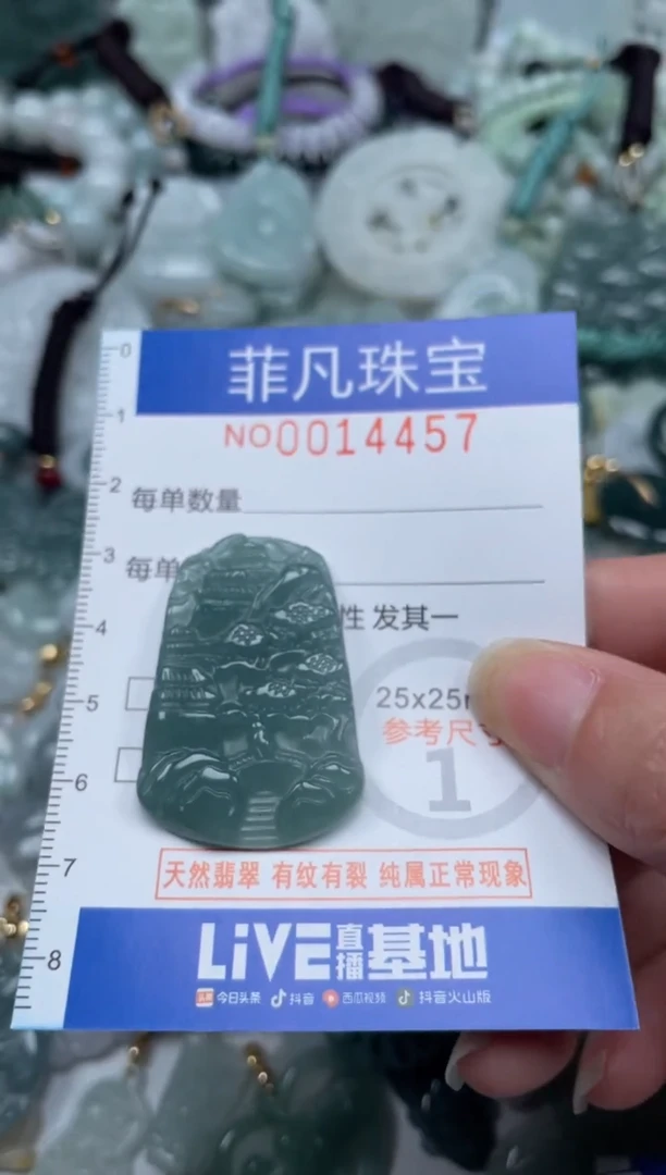 颈饰未镶嵌翡翠14457