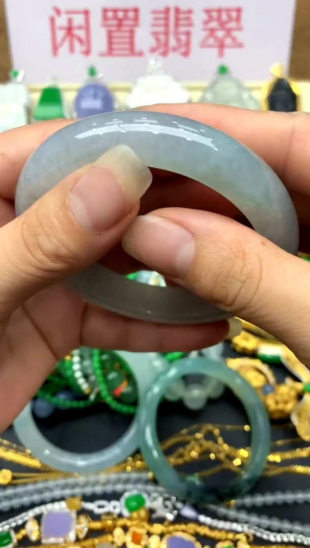 未镶嵌手镯翡翠221-中国好珍宝