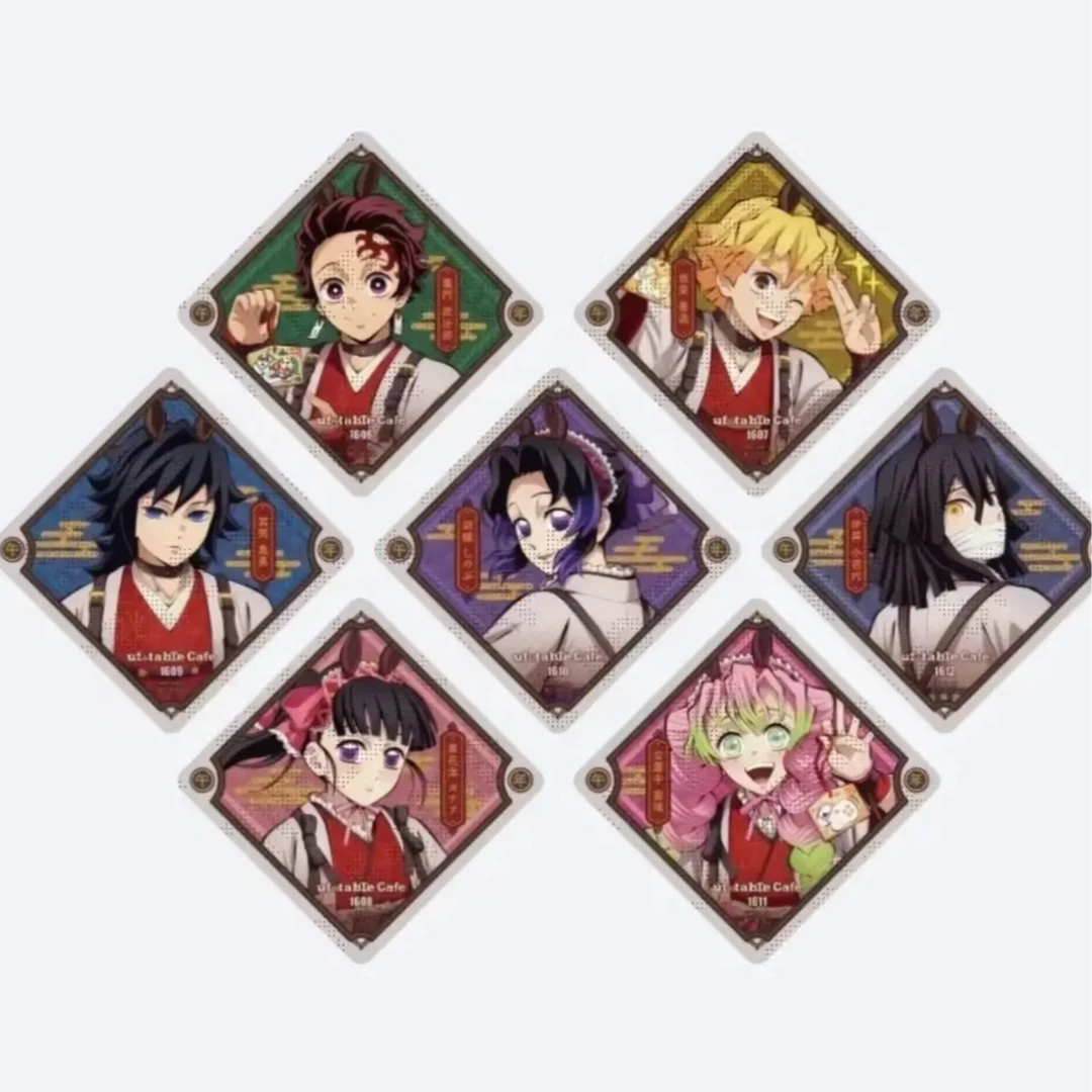 【 鬼灭之刃】正版 鬼灭之刃 阿波舞杯垫马年杯垫盲盒转盘