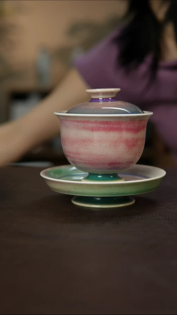 杯景德镇陶瓷杯碗柴烧多人微瑕