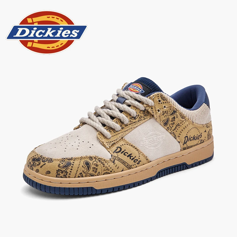 Dickies2025潮流百搭时尚男鞋透气低帮鞋防滑耐磨休闲板鞋潮鞋子