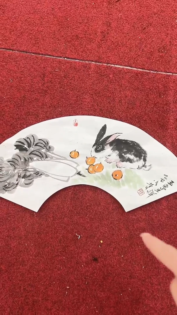 国画李火庆/国画/扇面