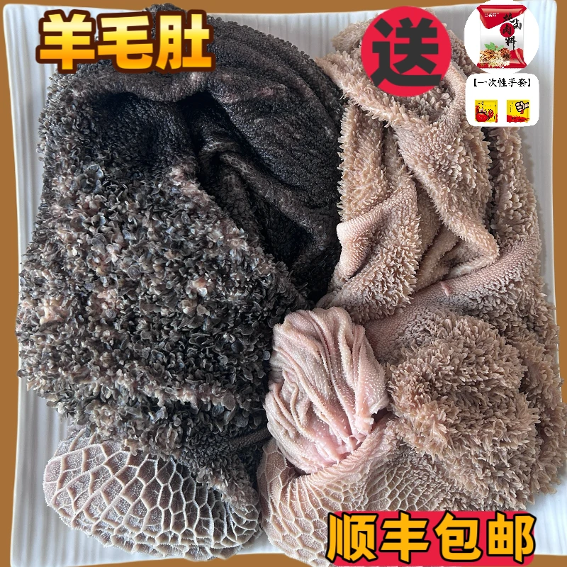 新鲜冷冻羊毛肚整套羊下水肚子清真，顺风包邮鲜羊肚