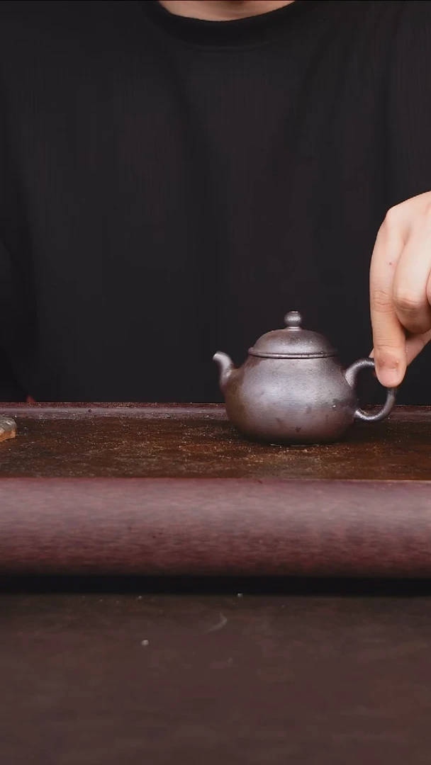 茶壶紫砂柴烧 梨士