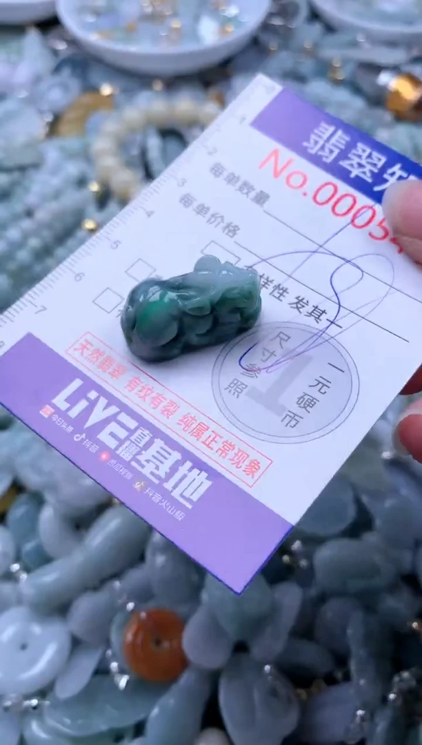 翡翠未镶嵌吊坠(不含链)5413