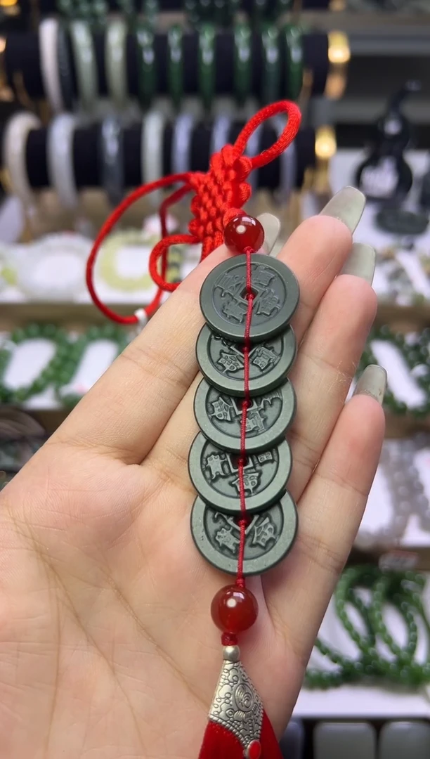 和田玉未镶嵌车挂蓝**海车挂