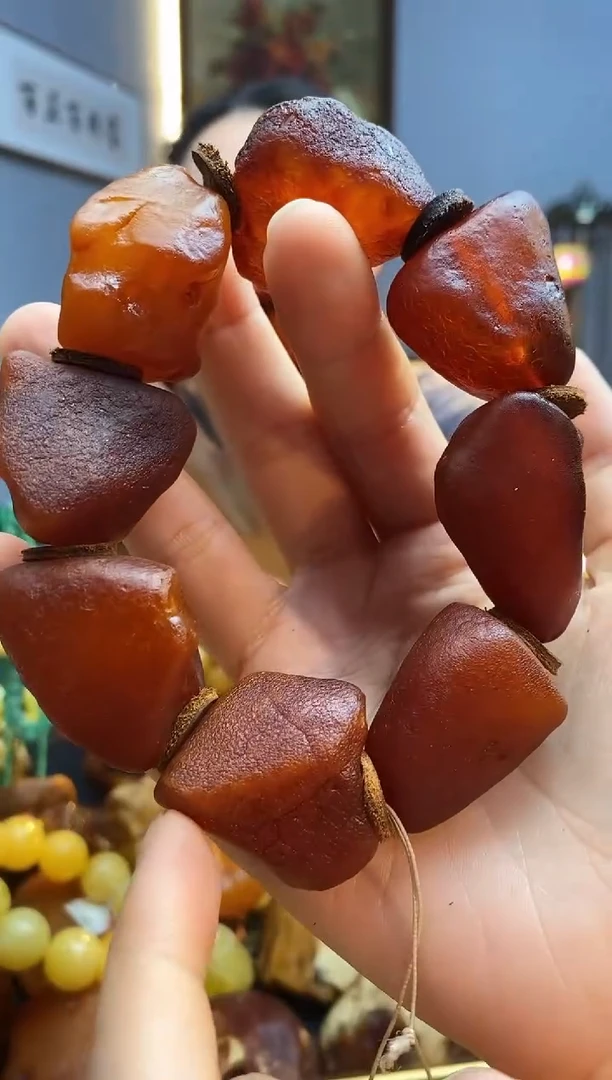 手串琥珀未镶嵌手串