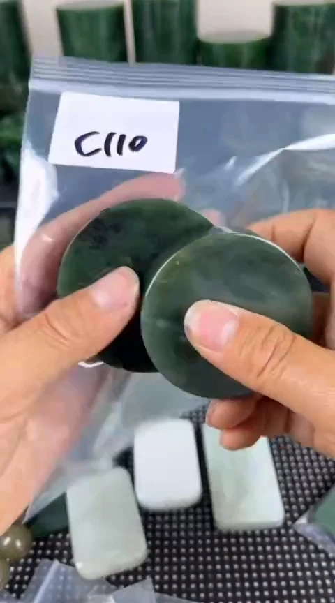 和田玉未镶嵌珠宝半成品镯芯