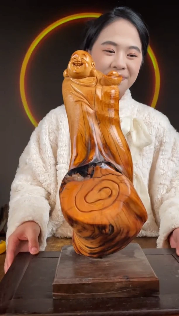 柏木（崖柏）手工摆件,先抢先得! 编号:65