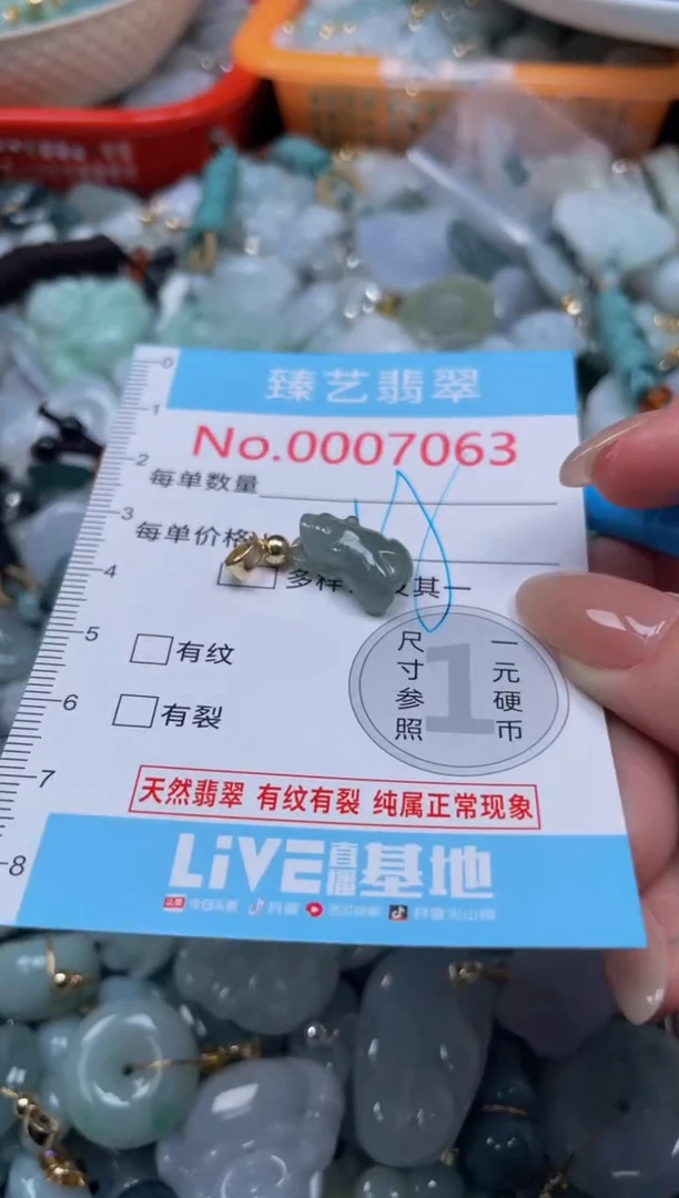 颈饰未镶嵌翡翠7063