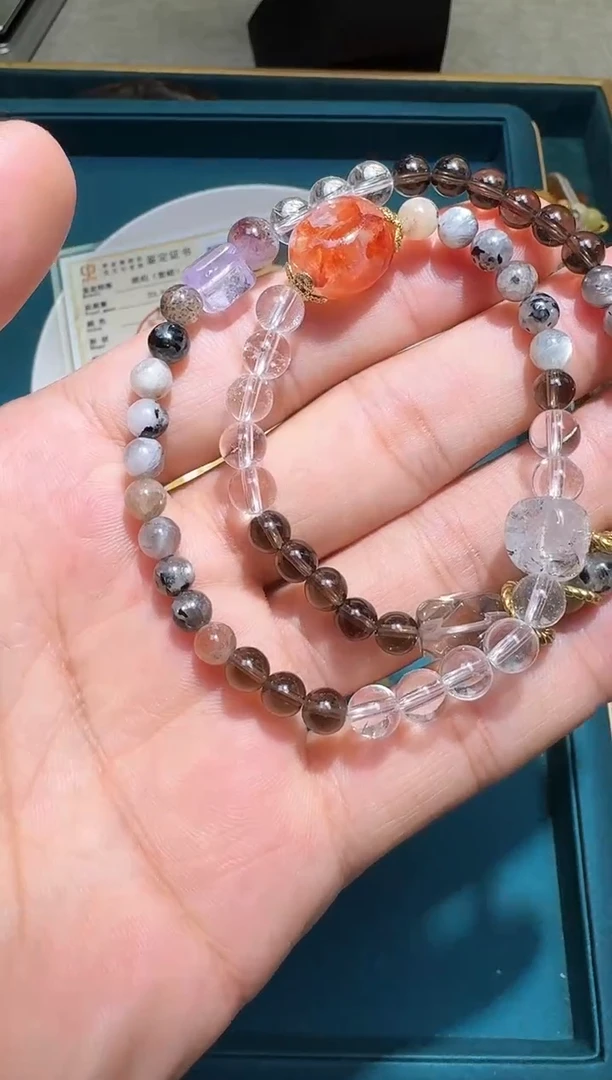 未镶嵌手链水晶多样性发一件 109