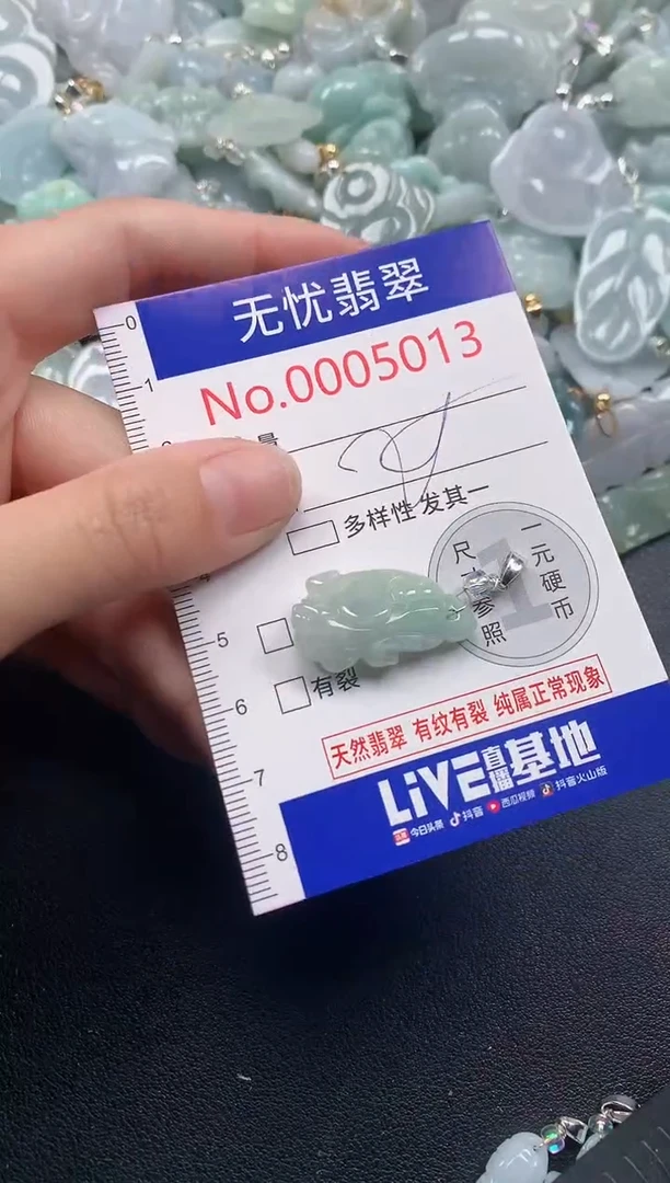 吊坠(不含链)未镶嵌翡翠50131