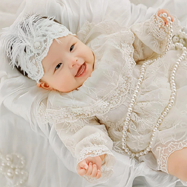 掌上明珠主题百天周岁宝宝公主裙系列仙系摄影服装道具满月百天照