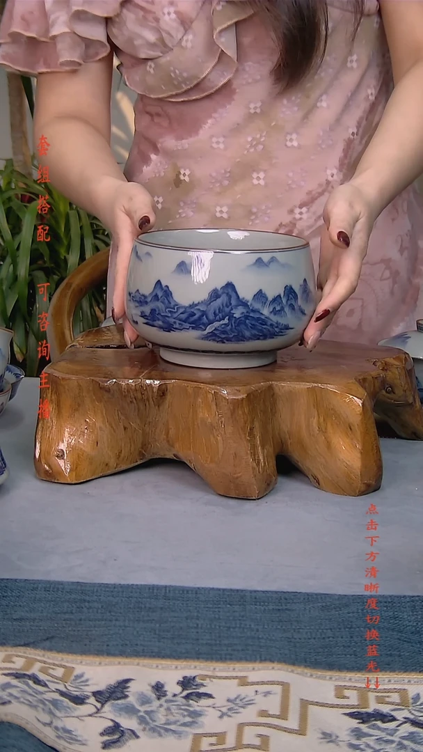 简装家用款1件套 老陶泥开片纹陶瓷茶具