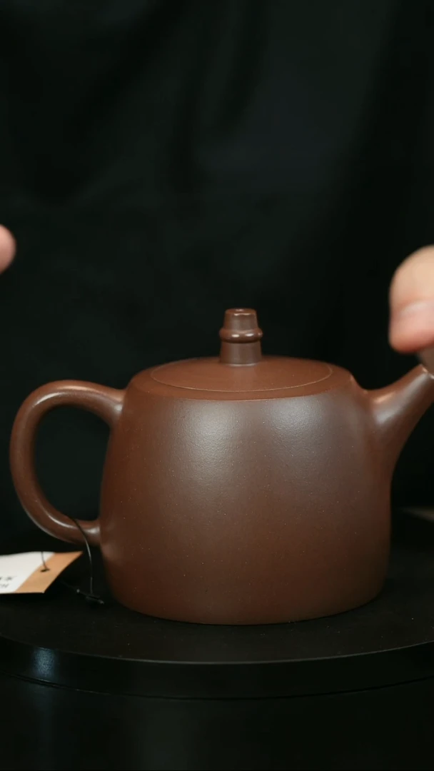 茶壶紫砂，****！H2219赵信军底槽青光素汗铎