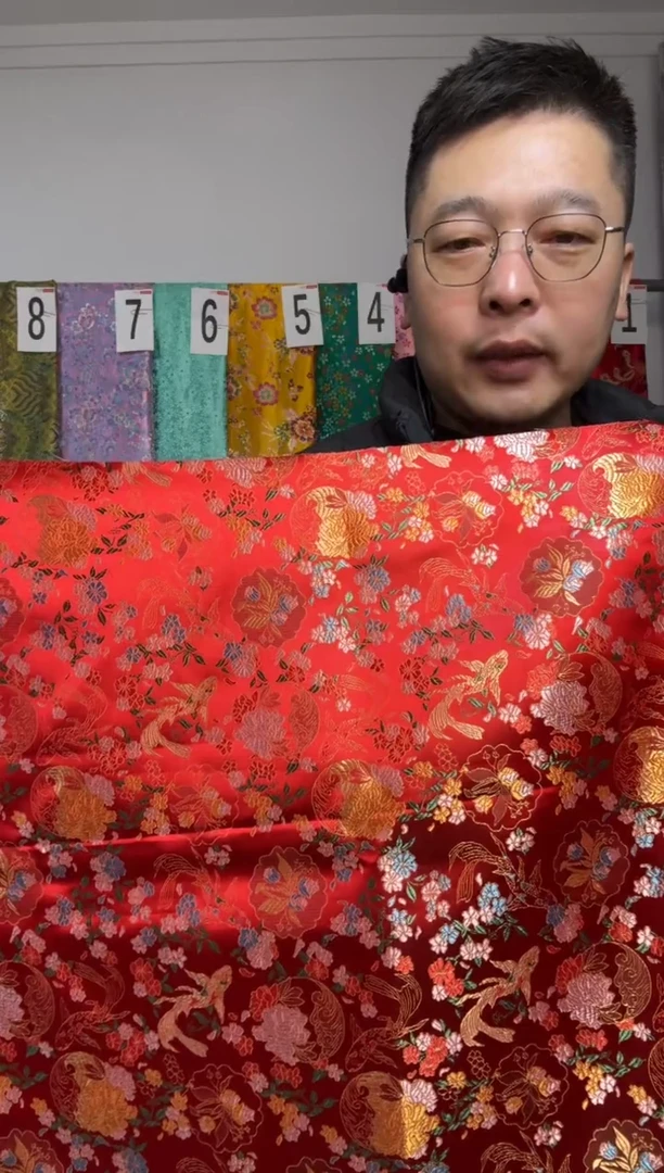 混纺织锦缎   长度60