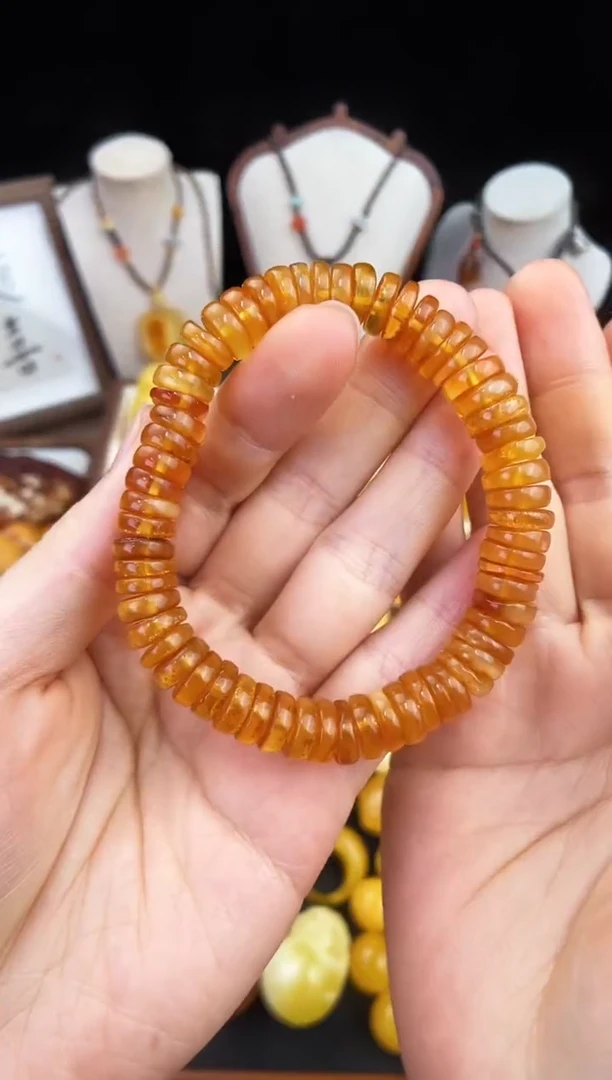 琥珀未镶嵌珠宝奇石柒月