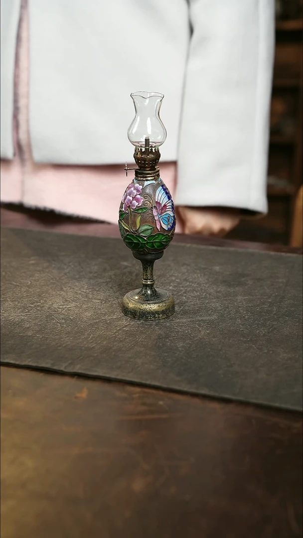 **景泰兰掐丝工艺复古灯蝴蝶7