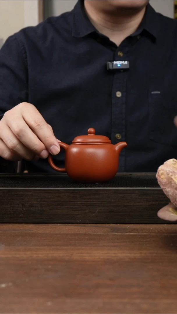 茶杯紫砂朱泥匏尊       200CC