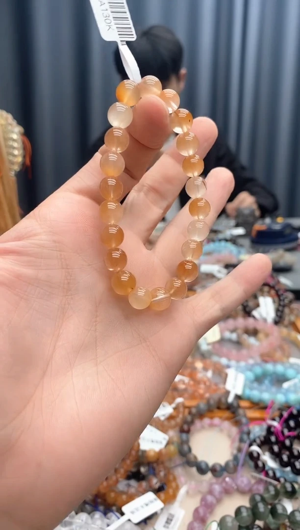水晶手链未镶嵌兔毛