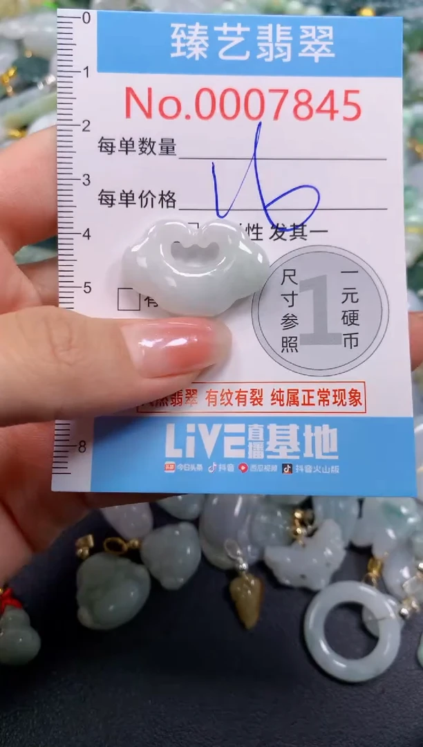 颈饰未镶嵌翡翠7845