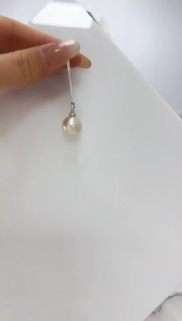 【闪购商品】海水珍珠DA银S925镶嵌吊坠 12 V2637