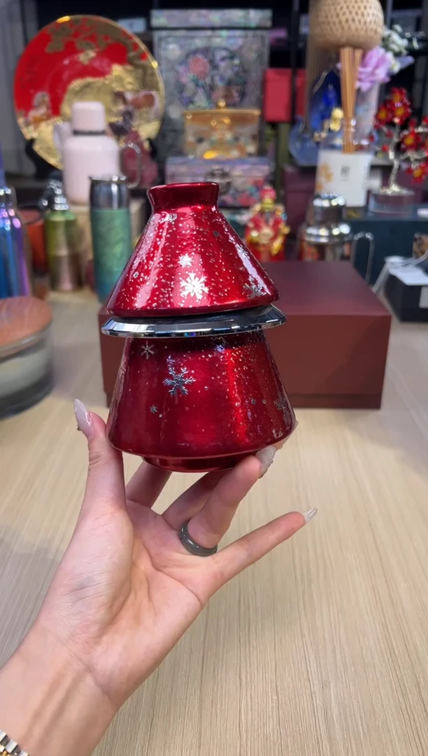 98米小西纯钛旅行套-圣诞雪花